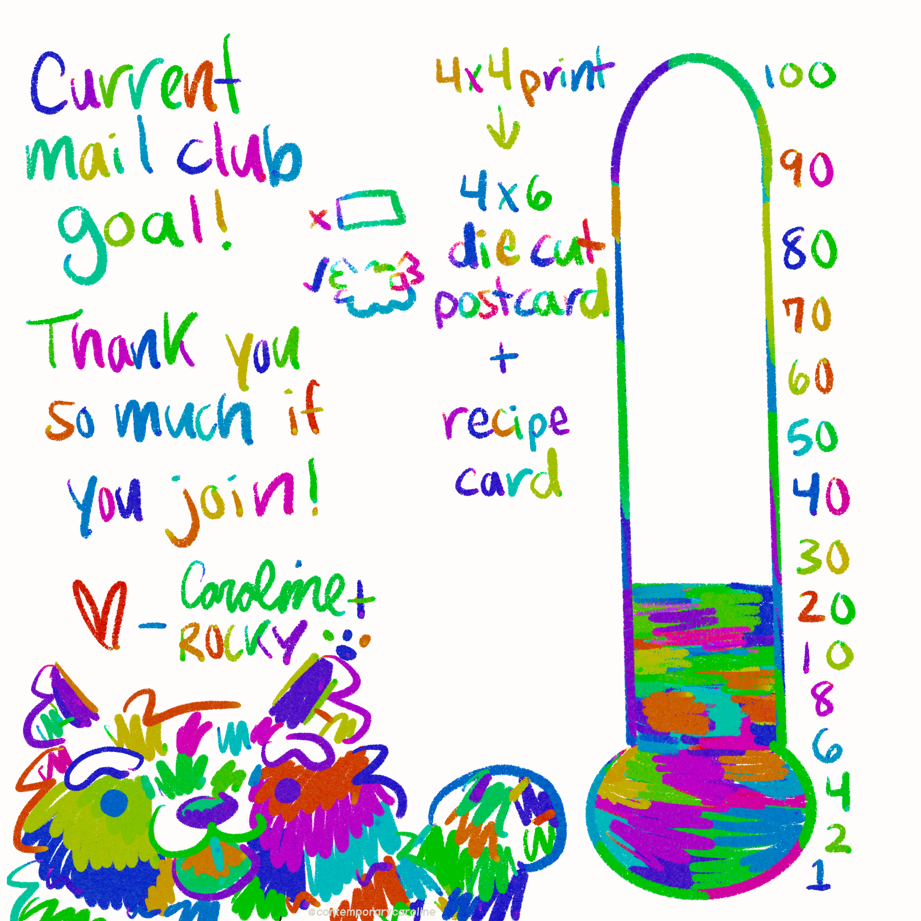 Rocky & Caroline's Monthly Mail Club 🦝💖