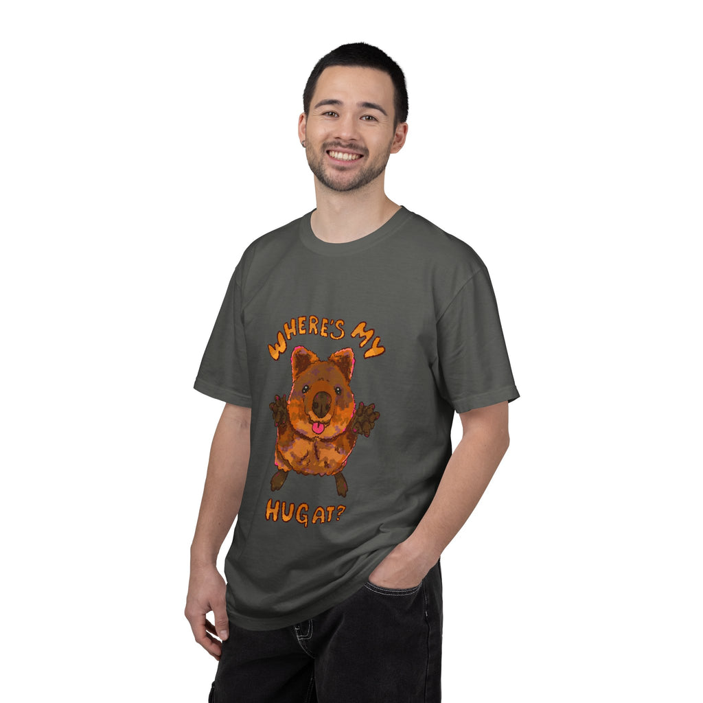 Where's My Hug Quokka Comfort Colors T-Shirt