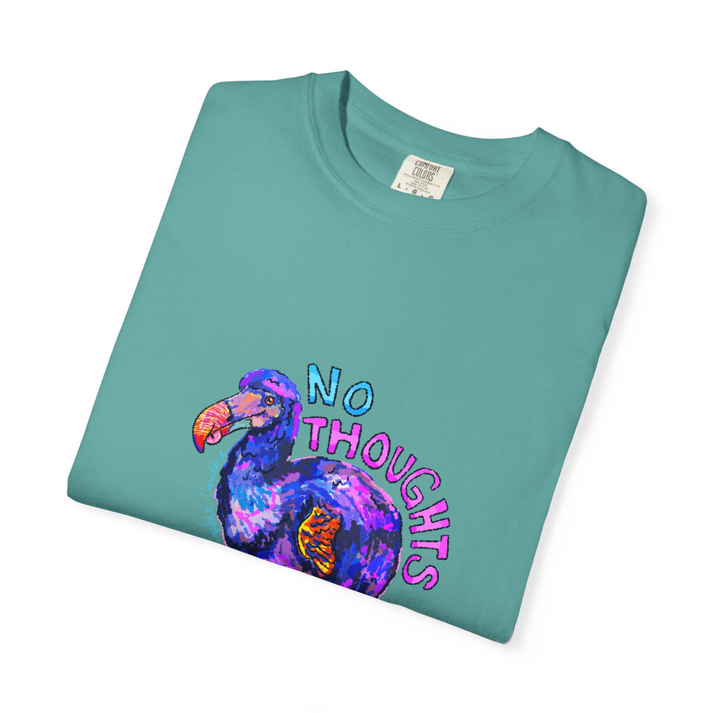 No Thoughts Head Empty Dodo Bird T-Shirt | Comfort Colors