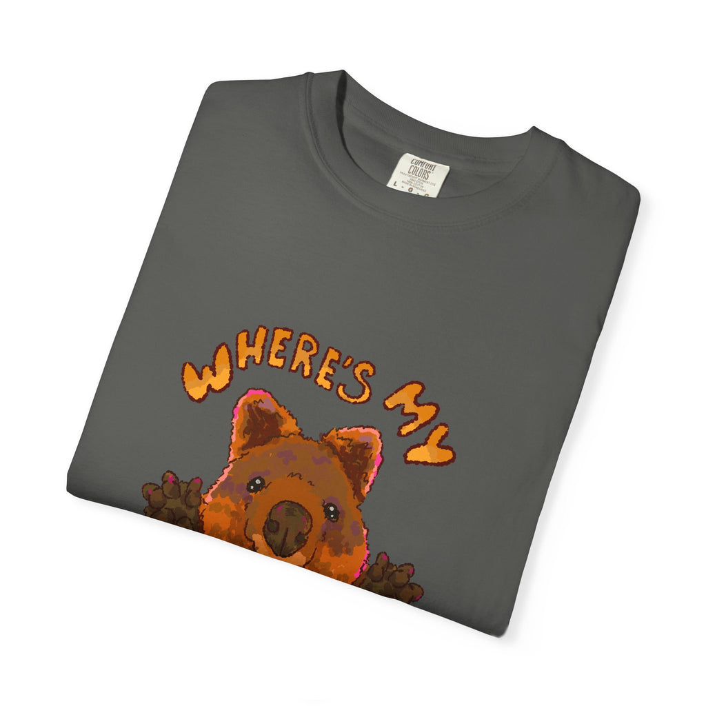 Where's My Hug Quokka Comfort Colors T-Shirt