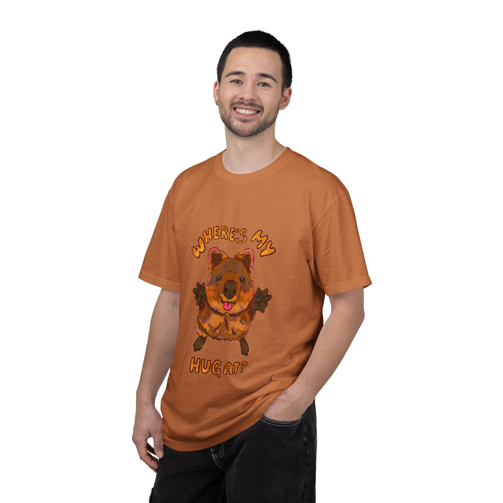 Where's My Hug Quokka Comfort Colors T-Shirt