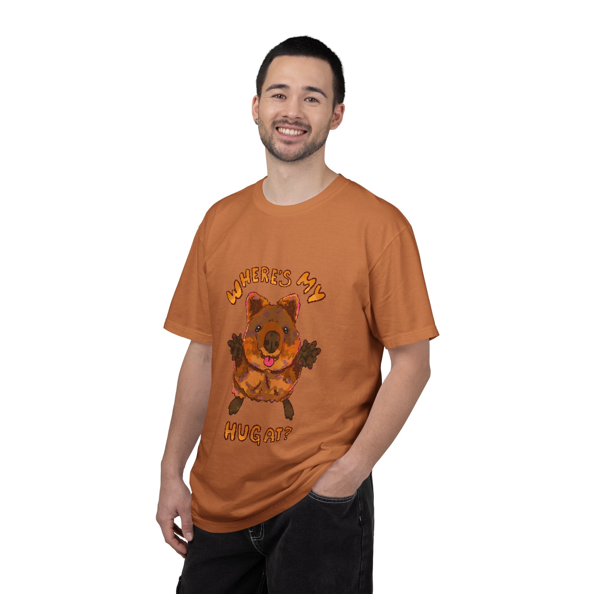 Where's My Hug Quokka Comfort Colors T-Shirt