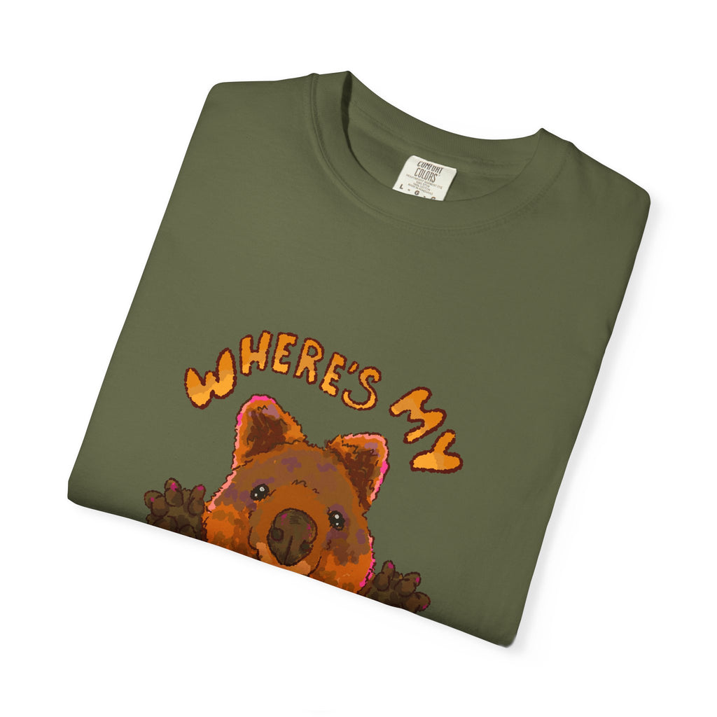 Where's My Hug Quokka Comfort Colors T-Shirt