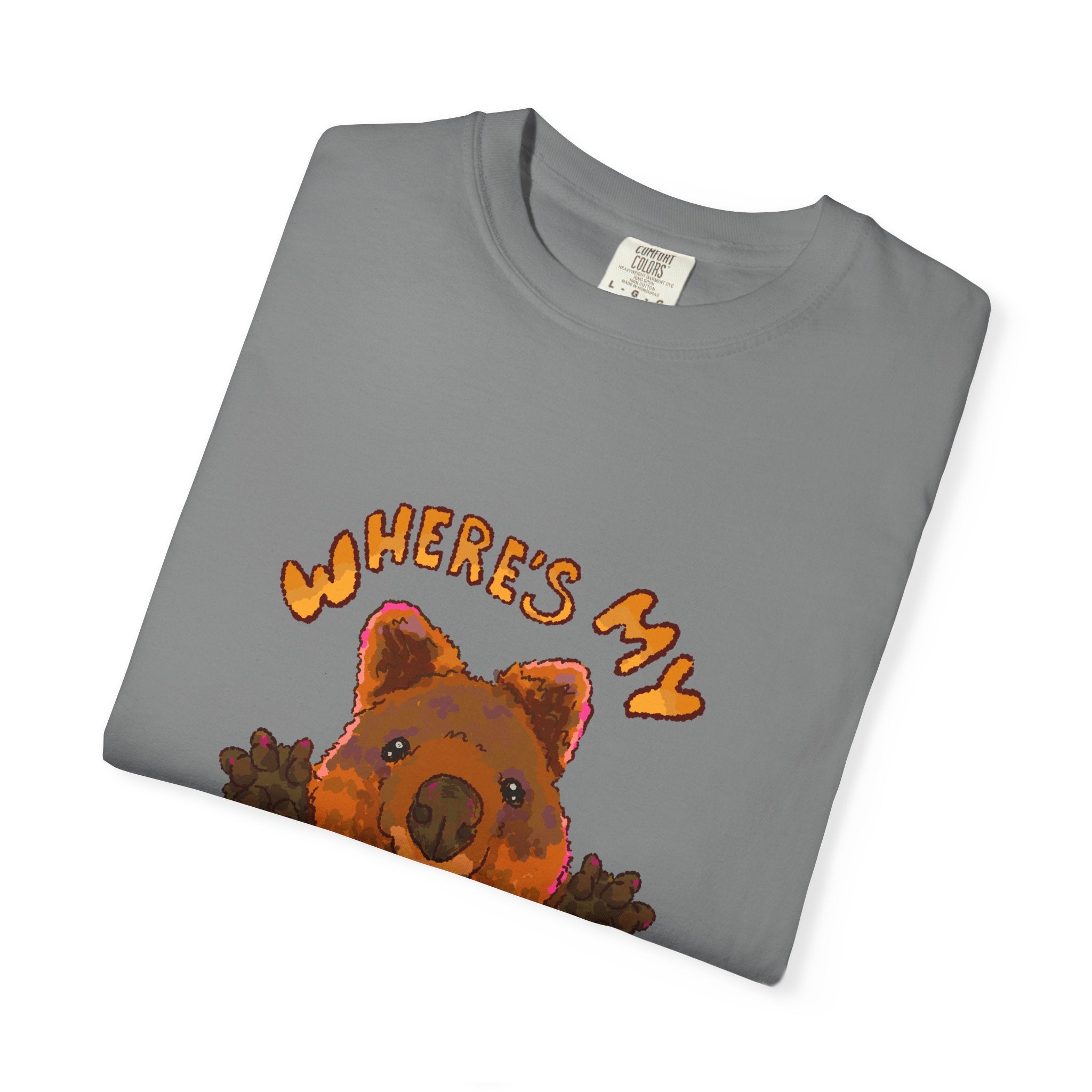 Where's My Hug Quokka Comfort Colors T-Shirt