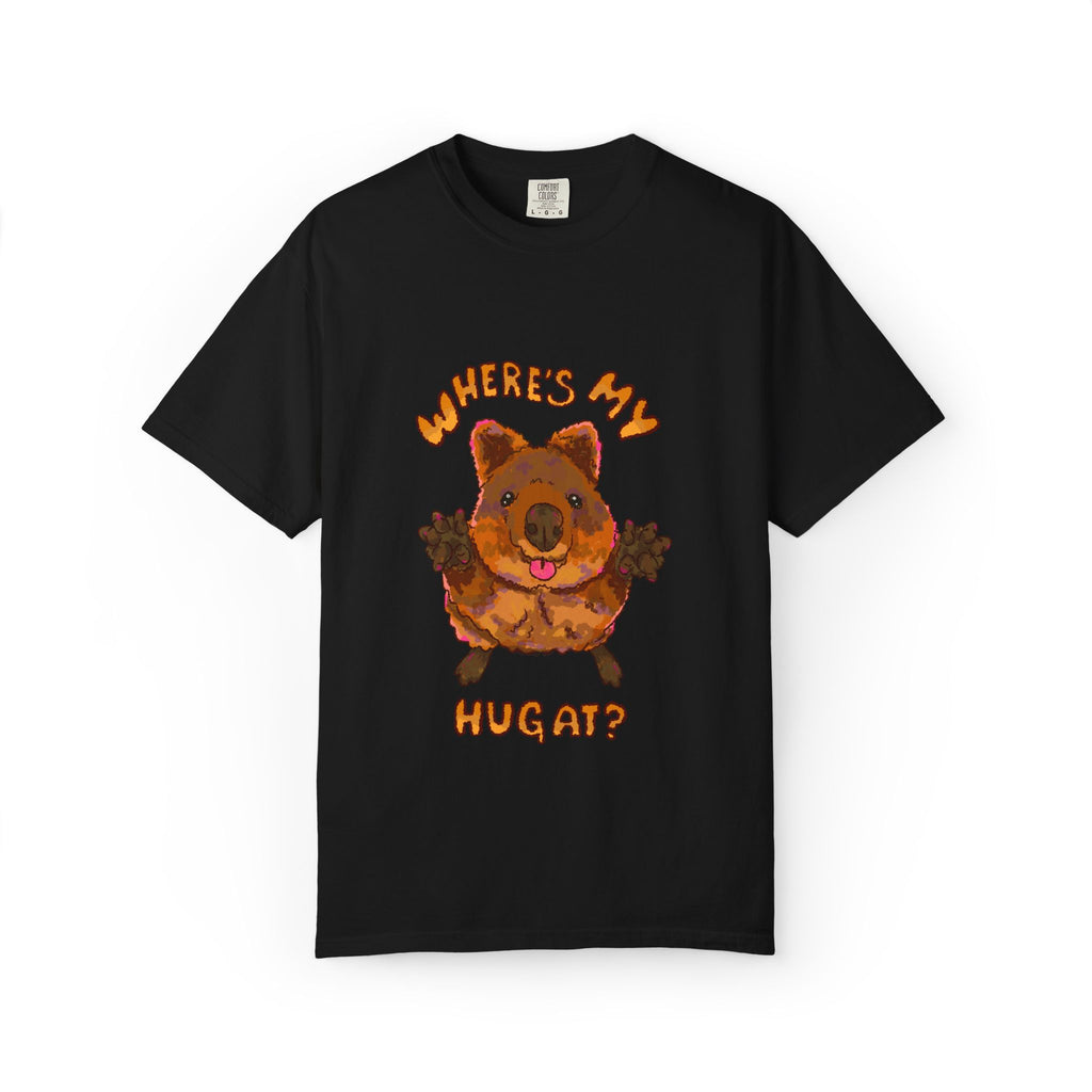 Where's My Hug Quokka Comfort Colors T-Shirt