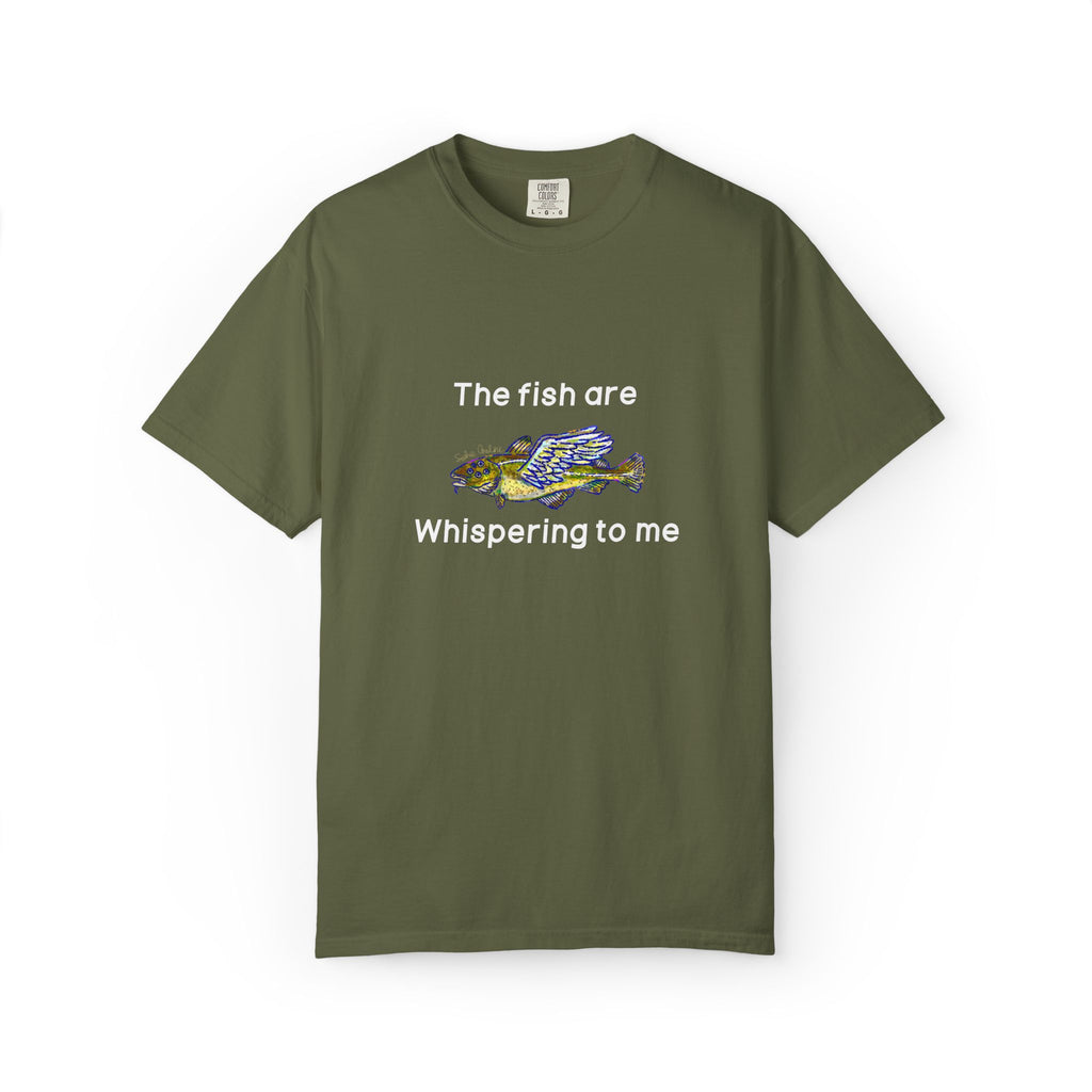 The fish are whispering to me Comfort Colors T-shirt