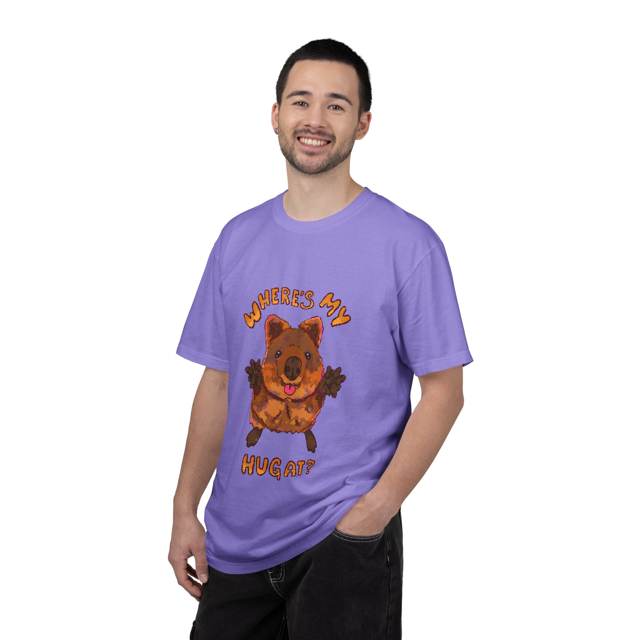 Where's My Hug Quokka Comfort Colors T-Shirt