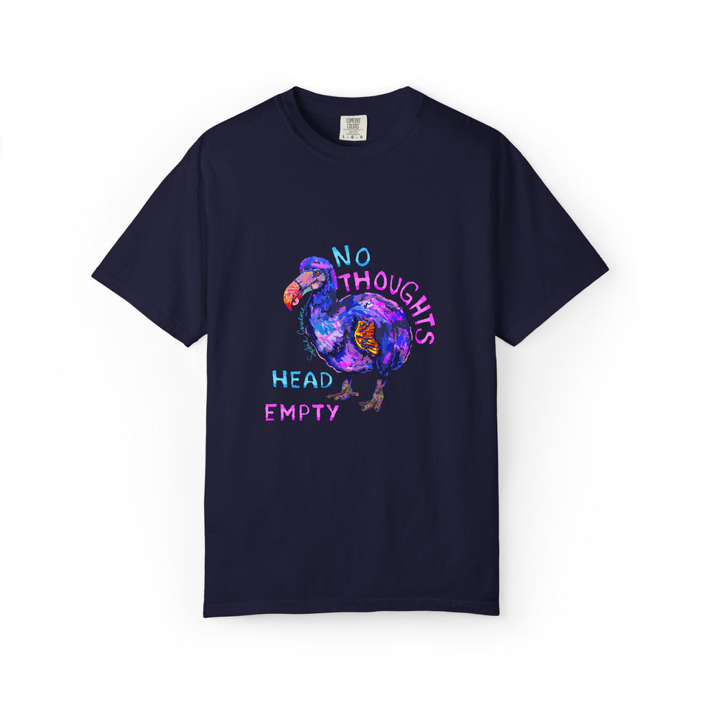 No Thoughts Head Empty Dodo Bird T-Shirt | Comfort Colors