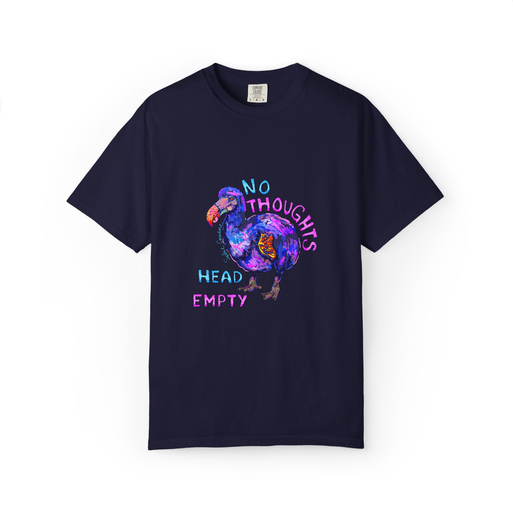No Thoughts Head Empty Dodo Bird T-Shirt | Comfort Colors