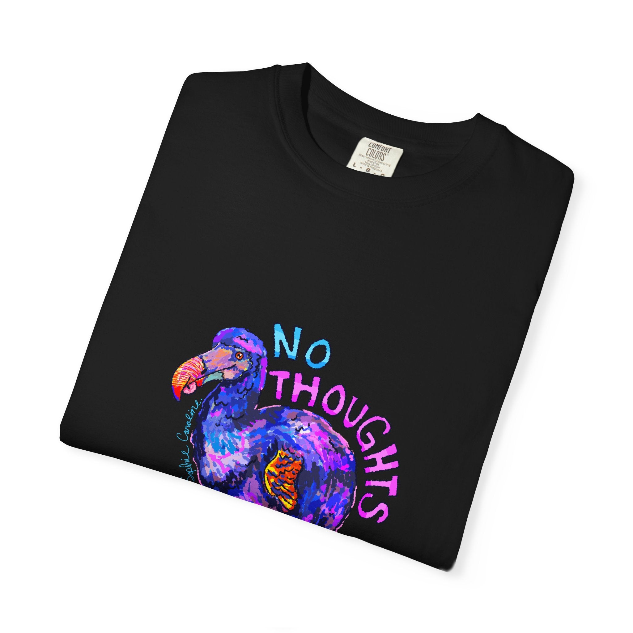 No Thoughts Head Empty Dodo Bird T-Shirt | Comfort Colors