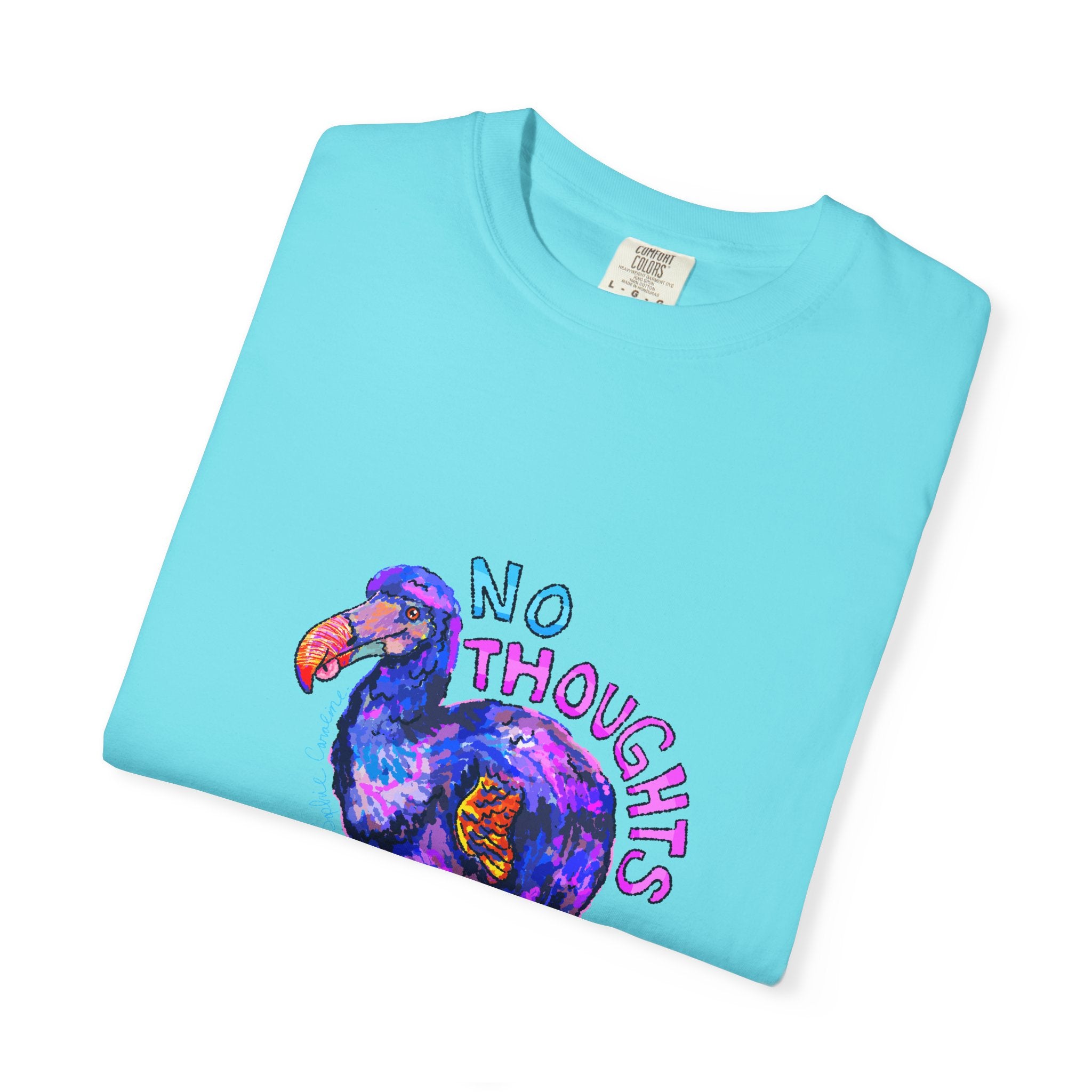 No Thoughts Head Empty Dodo Bird T-Shirt | Comfort Colors