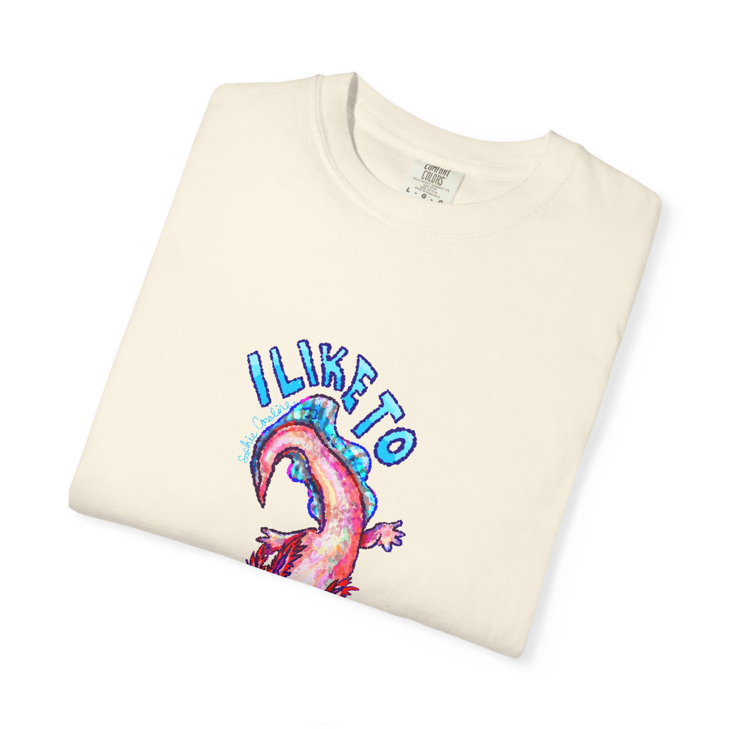 I Like to Axolotl Questions Axolotl Comfort Colors T-Shirt