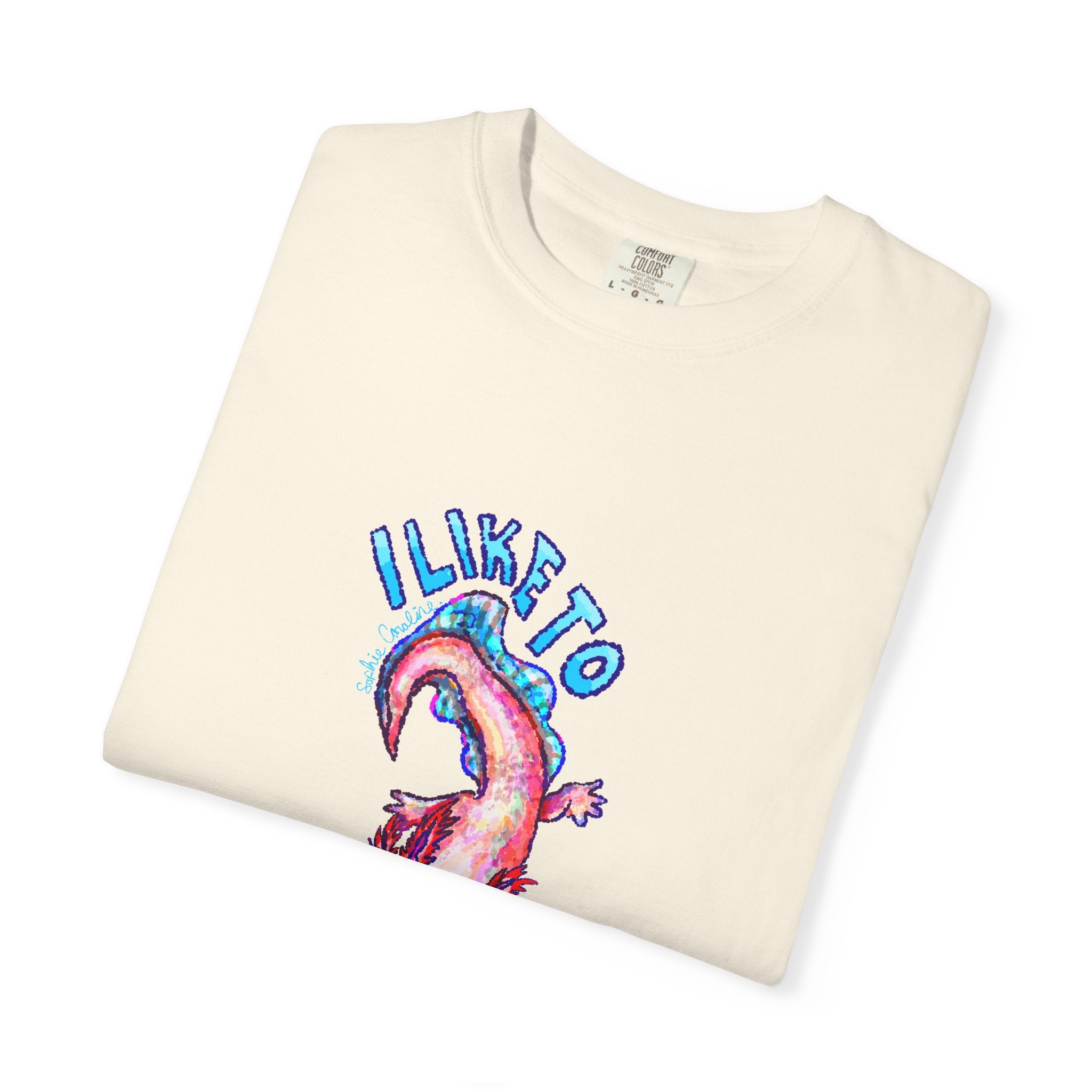 I Like to Axolotl Questions Axolotl Comfort Colors T-Shirt