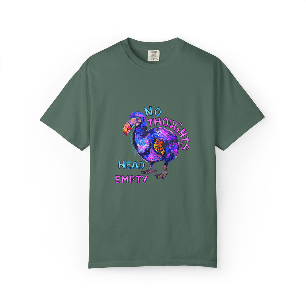 No Thoughts Head Empty Dodo Bird T-Shirt | Comfort Colors