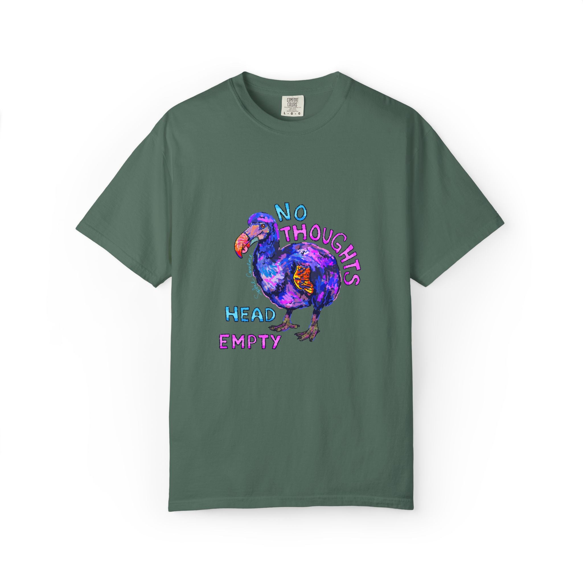 No Thoughts Head Empty Dodo Bird T-Shirt | Comfort Colors