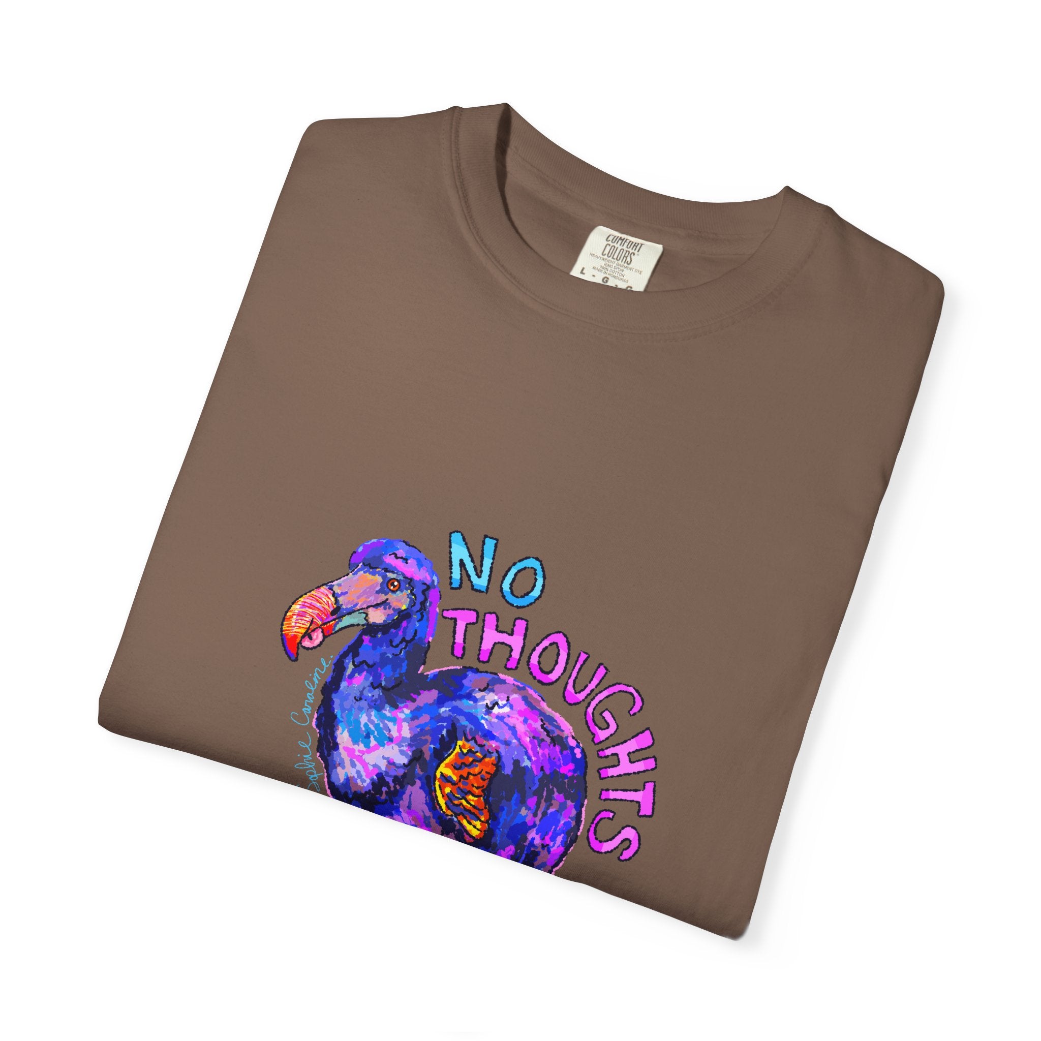 No Thoughts Head Empty Dodo Bird T-Shirt | Comfort Colors