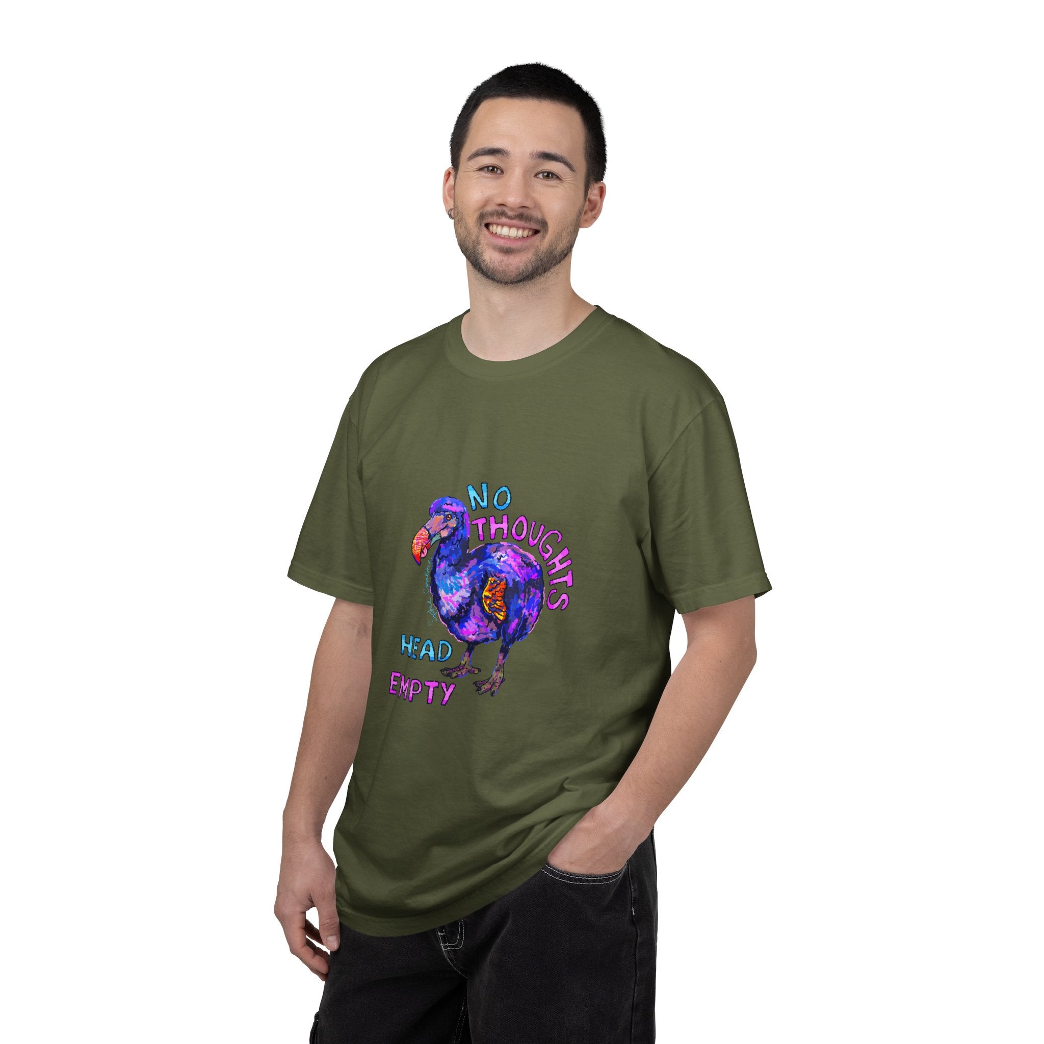 No Thoughts Head Empty Dodo Bird T-Shirt | Comfort Colors