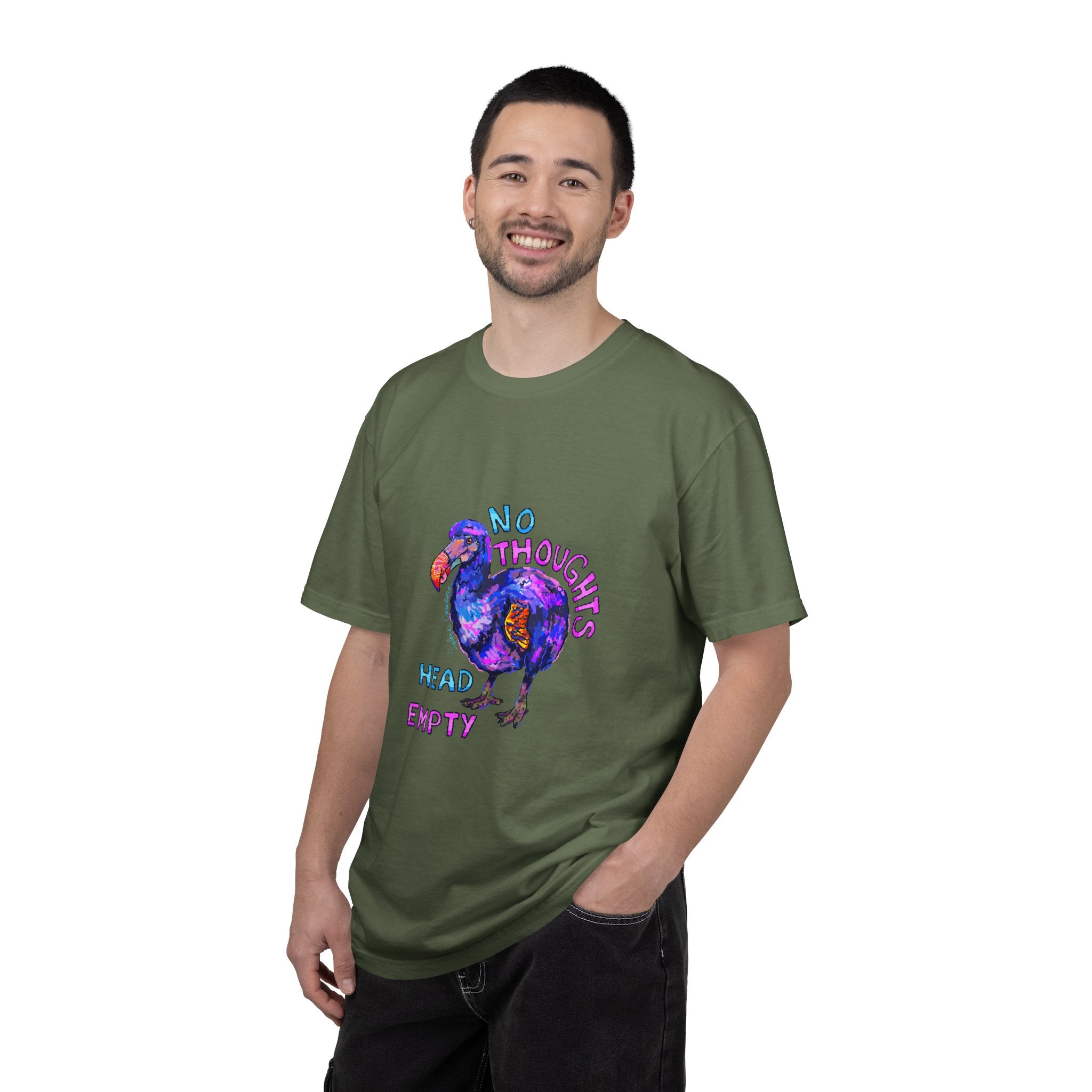 No Thoughts Head Empty Dodo Bird T-Shirt | Comfort Colors