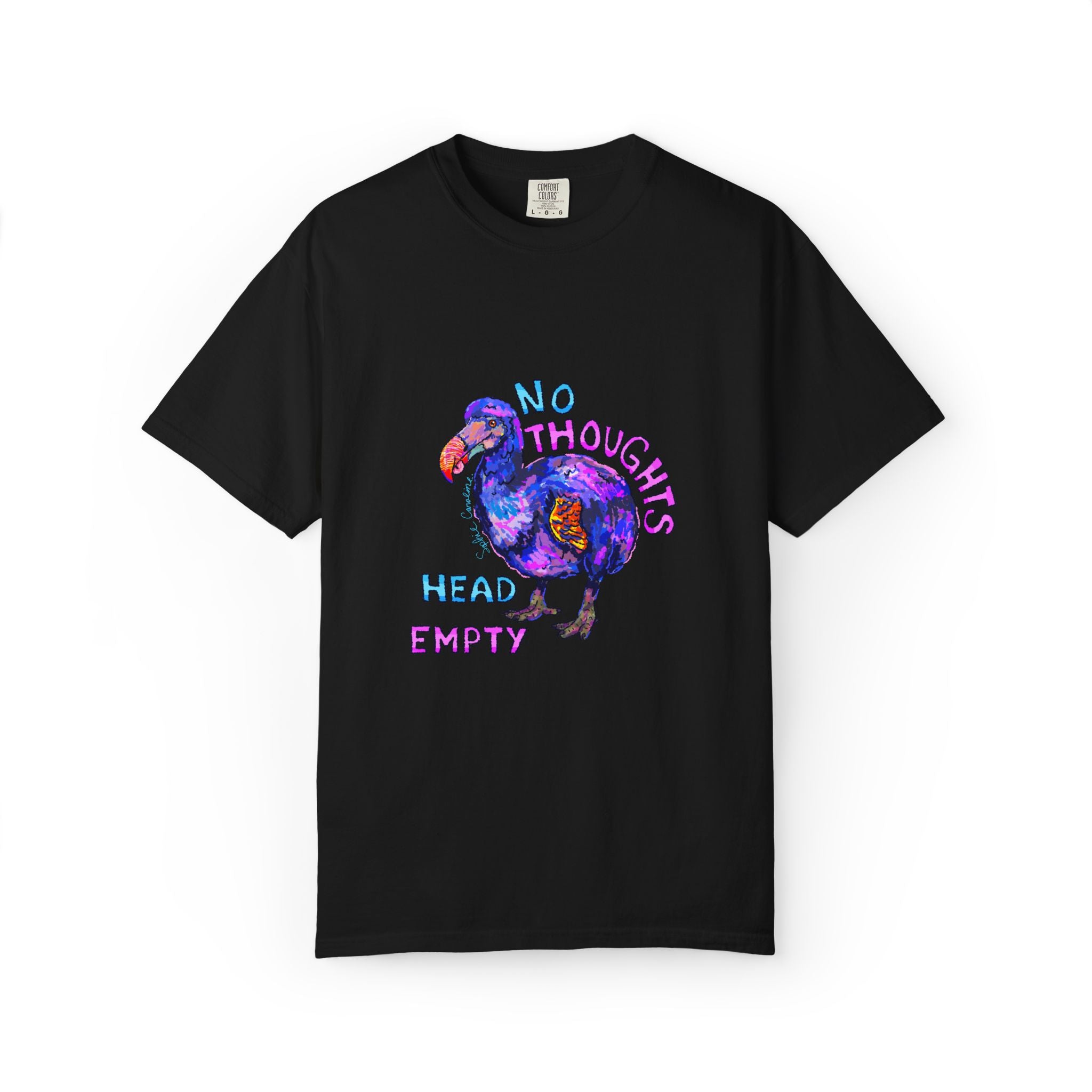 No Thoughts Head Empty Dodo Bird T-Shirt | Comfort Colors
