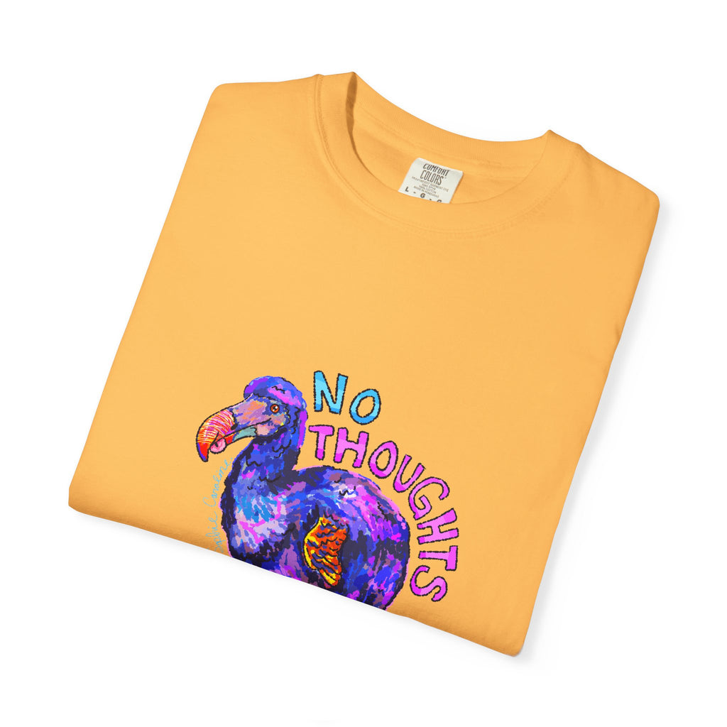 No Thoughts Head Empty Dodo Bird T-Shirt | Comfort Colors
