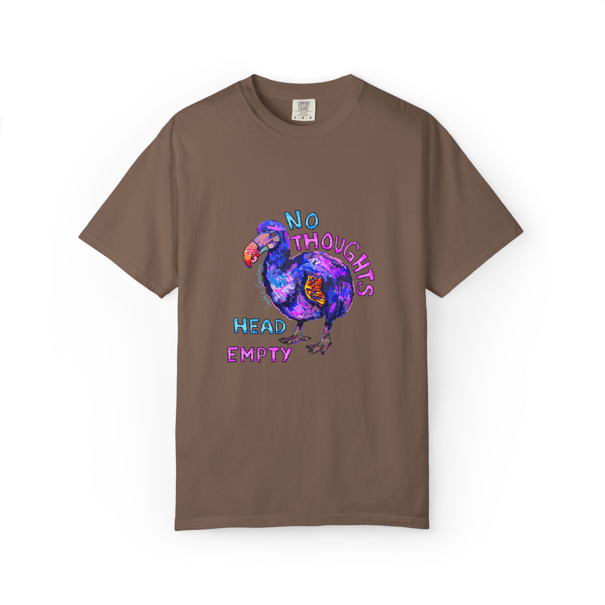 No Thoughts Head Empty Dodo Bird T-Shirt | Comfort Colors