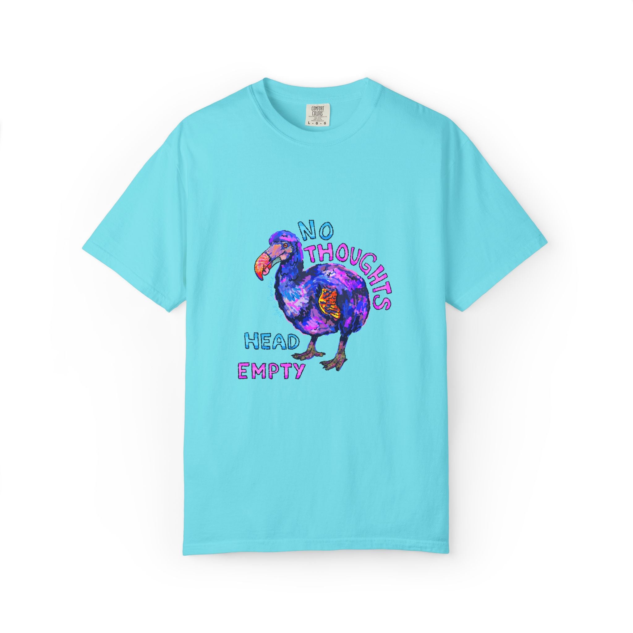 No Thoughts Head Empty Dodo Bird Comfort Colors T-Shirt