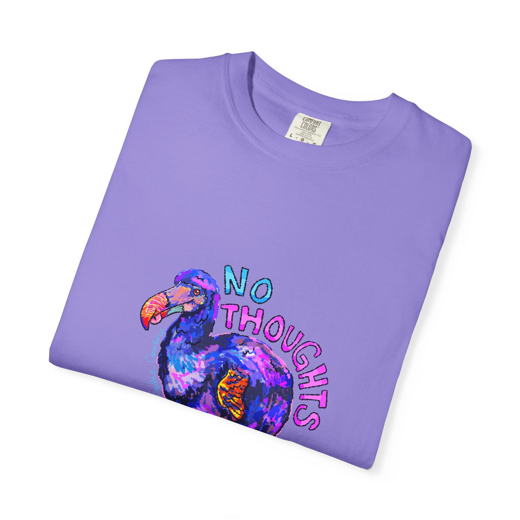 No Thoughts Head Empty Dodo Bird T-Shirt | Comfort Colors