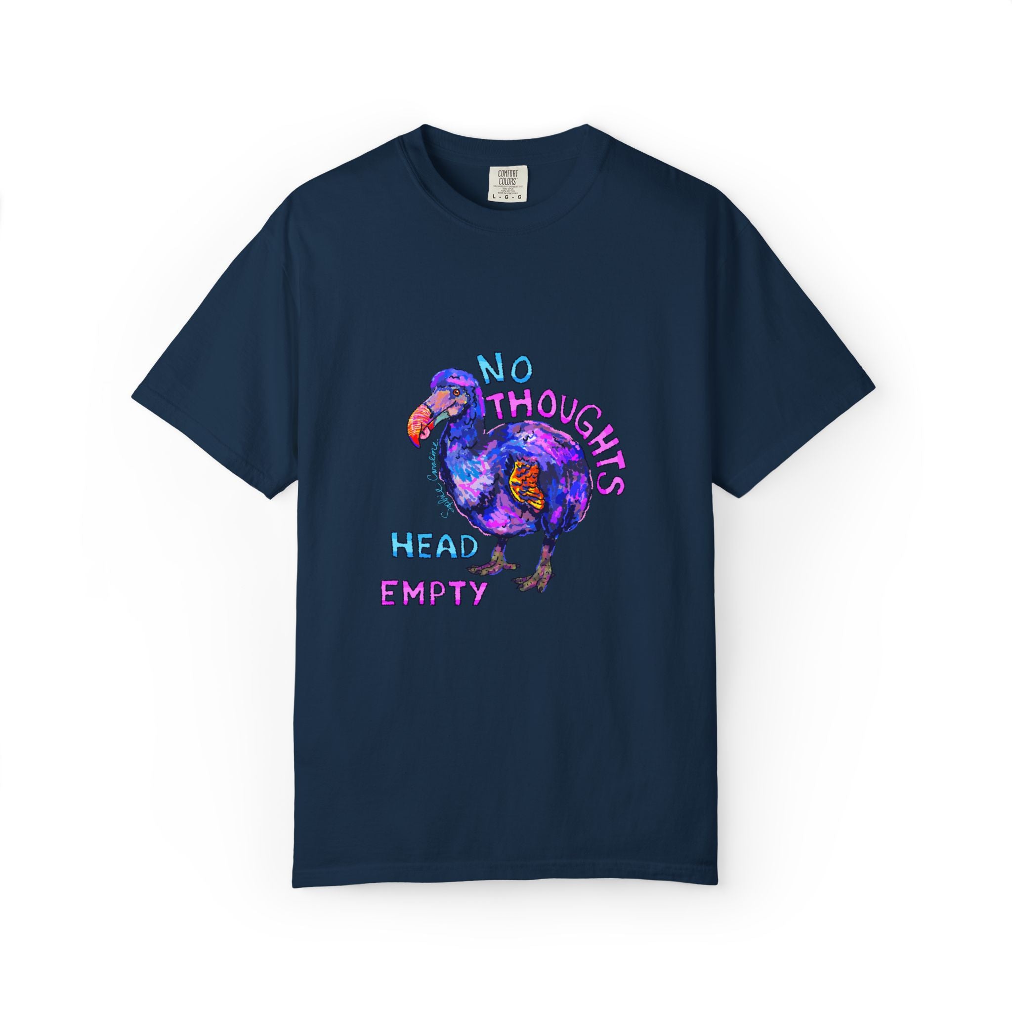 No Thoughts Head Empty Dodo Bird Comfort Colors T-Shirt