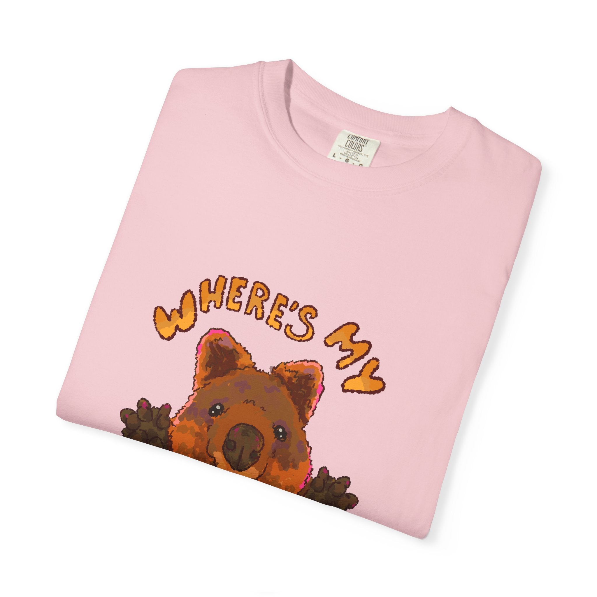 Where's My Hug Quokka Comfort Colors T-Shirt