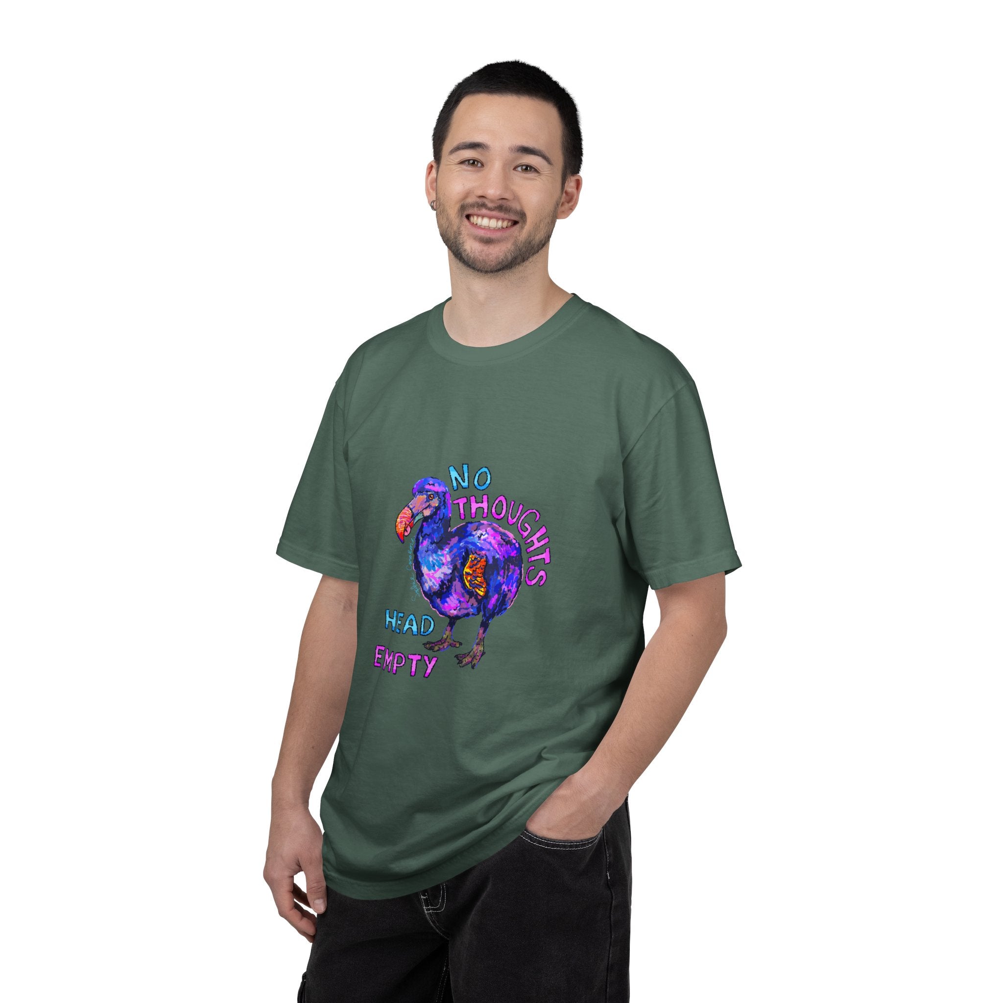 No Thoughts Head Empty Dodo Bird T-Shirt | Comfort Colors