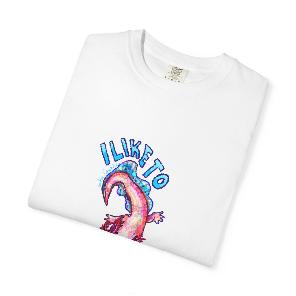 I Like to Axolotl Questions Axolotl Comfort Colors T-Shirt
