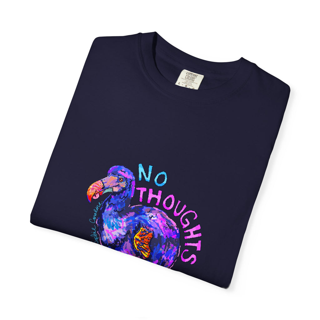 No Thoughts Head Empty Dodo Bird T-Shirt | Comfort Colors