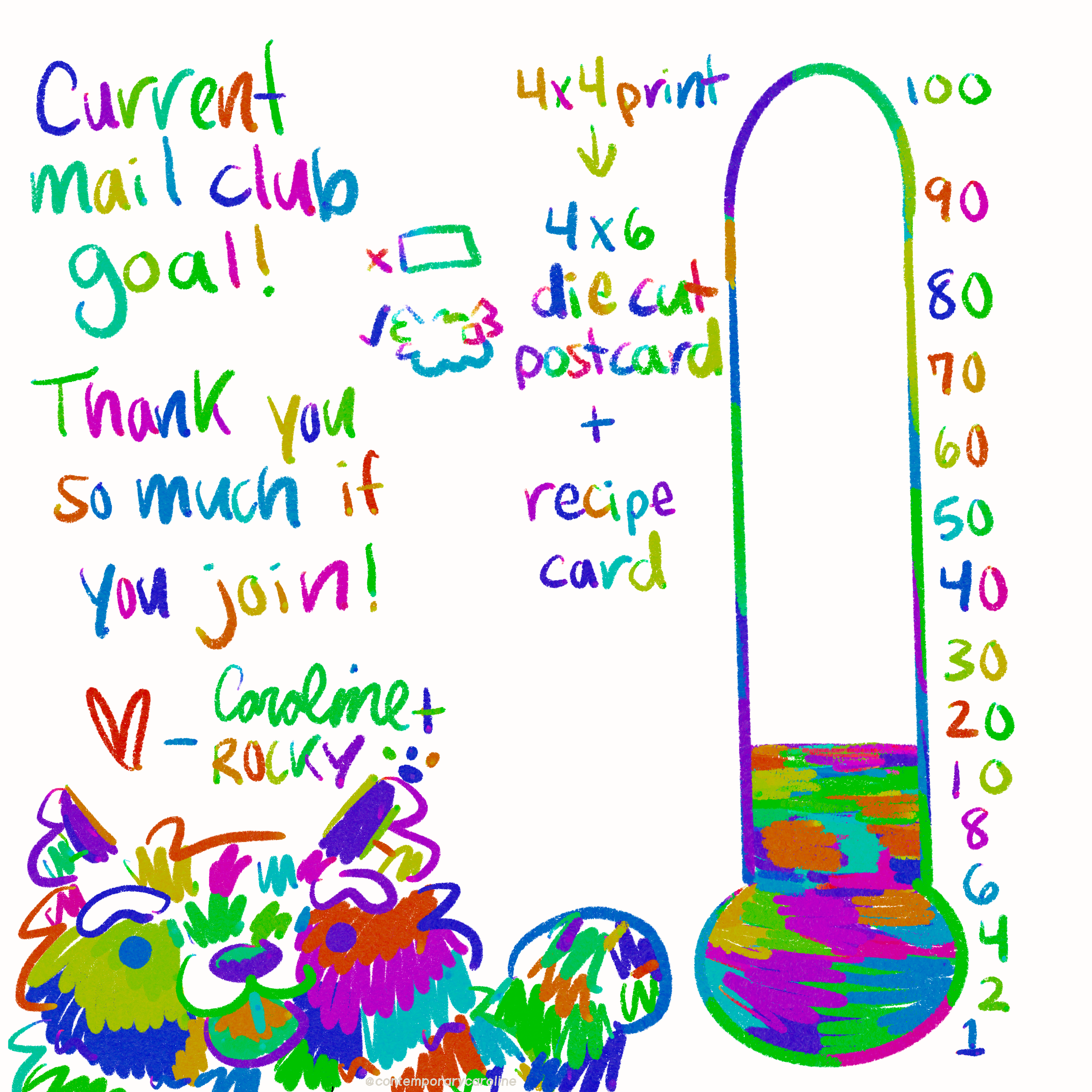 Rocky & Caroline's Monthly Mail Club 🦝💖