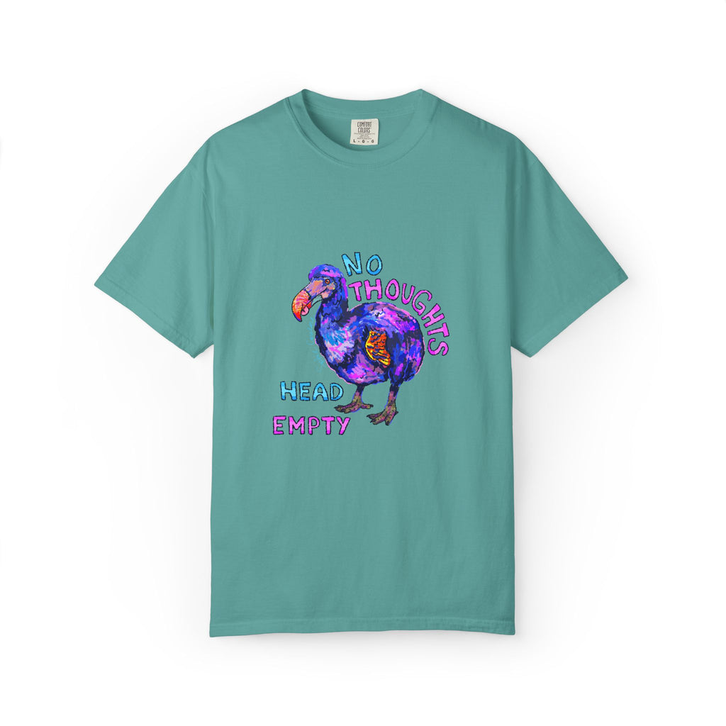 No Thoughts Head Empty Dodo Bird T-Shirt | Comfort Colors