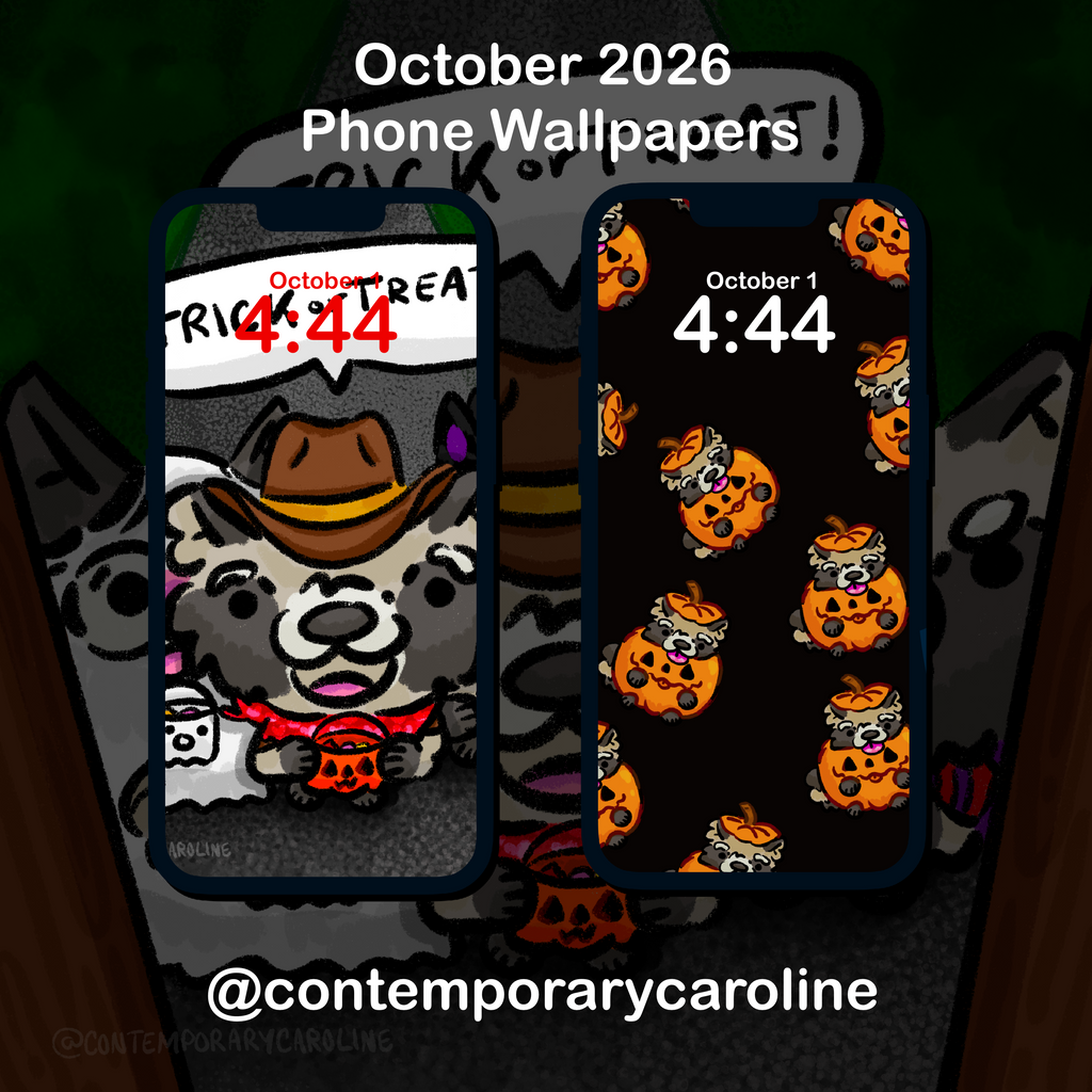 Rocky & Caroline's Monthly Mail Club 🦝💖