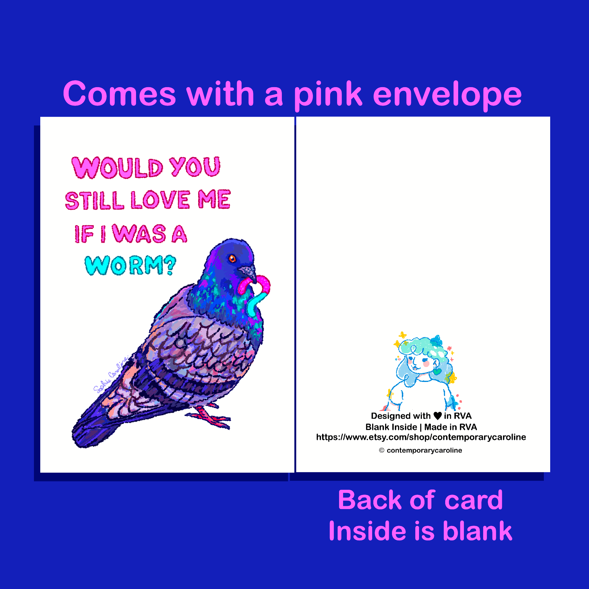 Would you still love me if I was a worm? Card