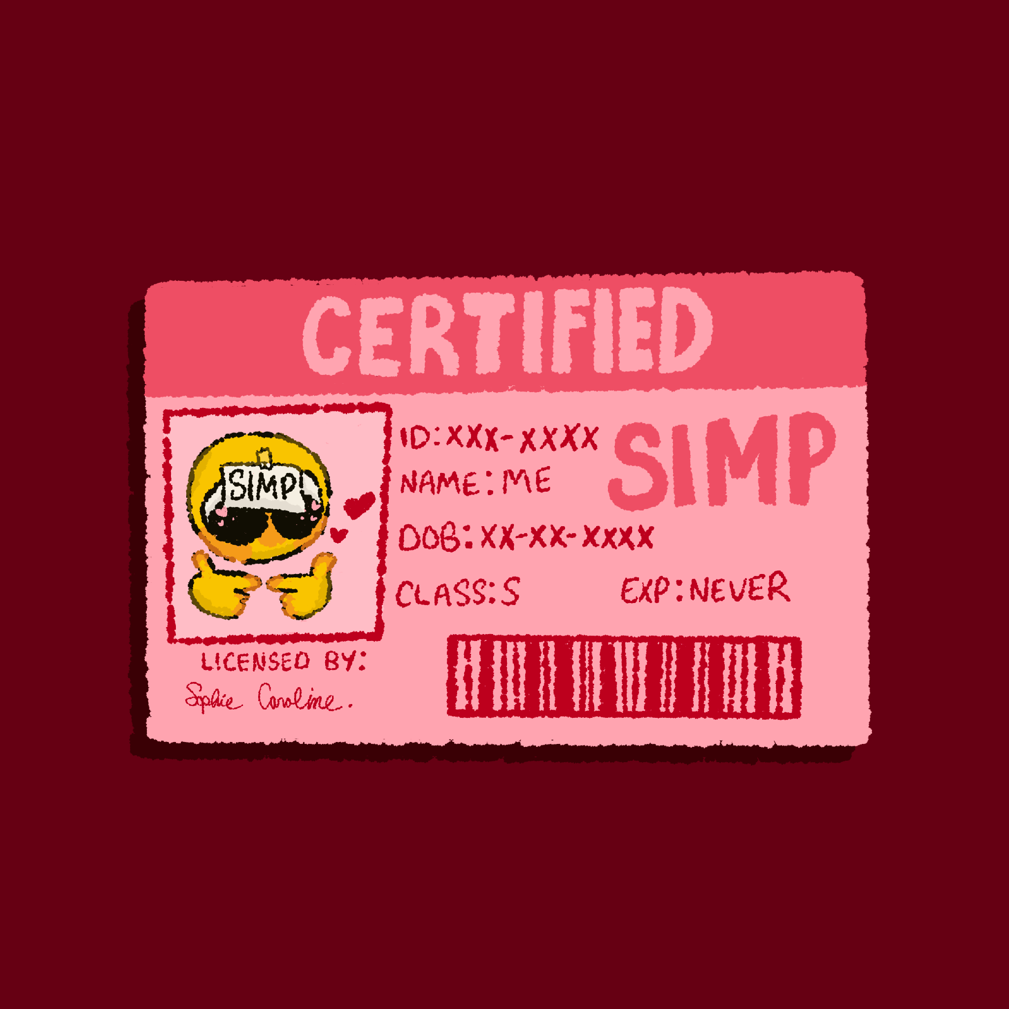 Certified Simp Sticker