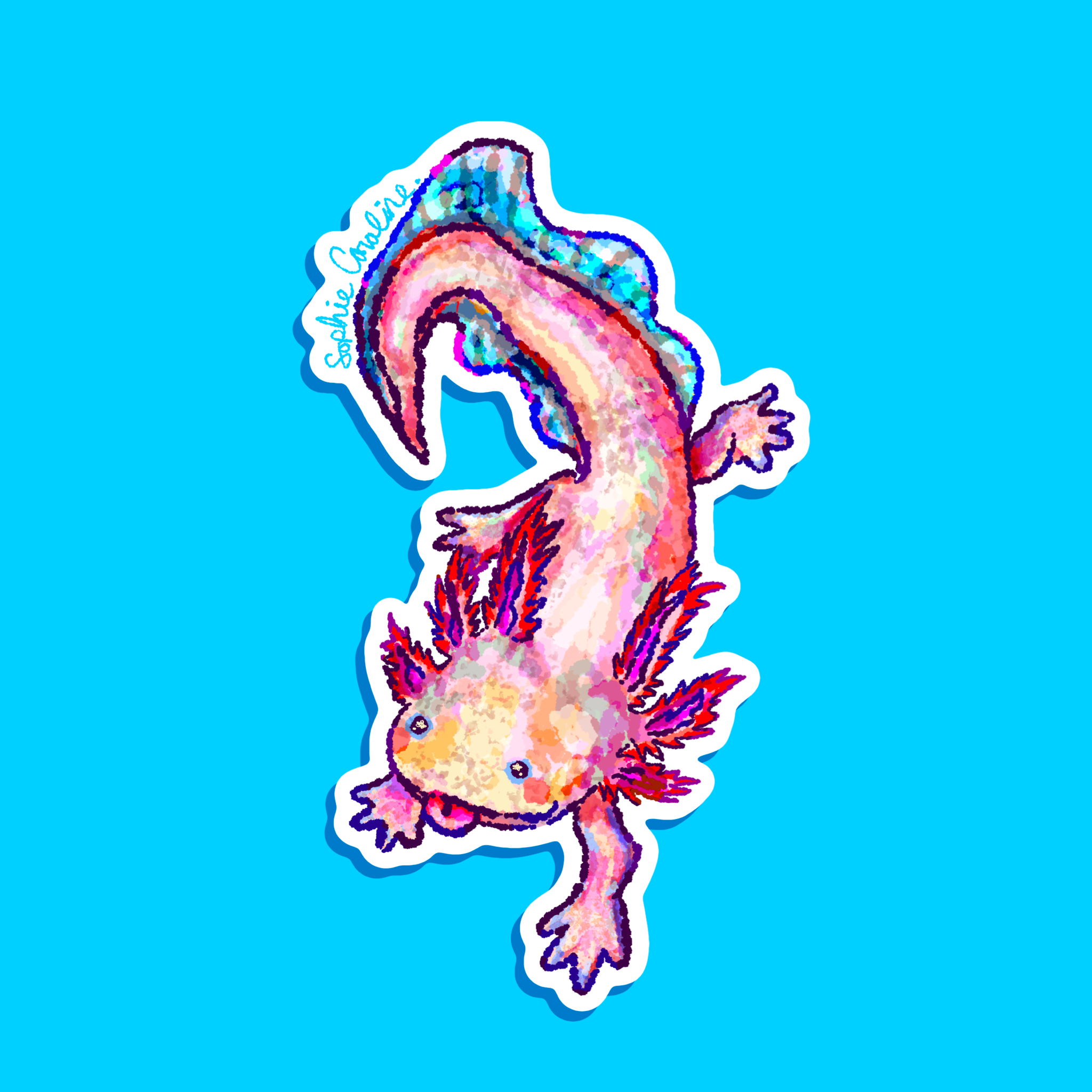 Axolotl  Sticker