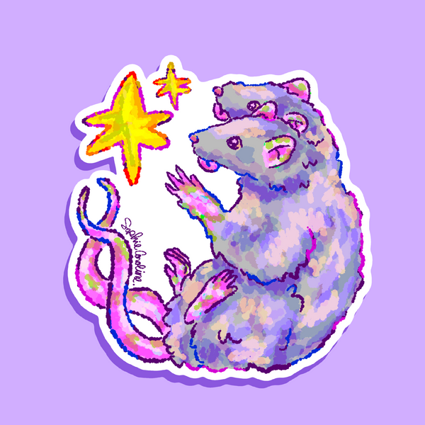 Two Headed Rat Sticker