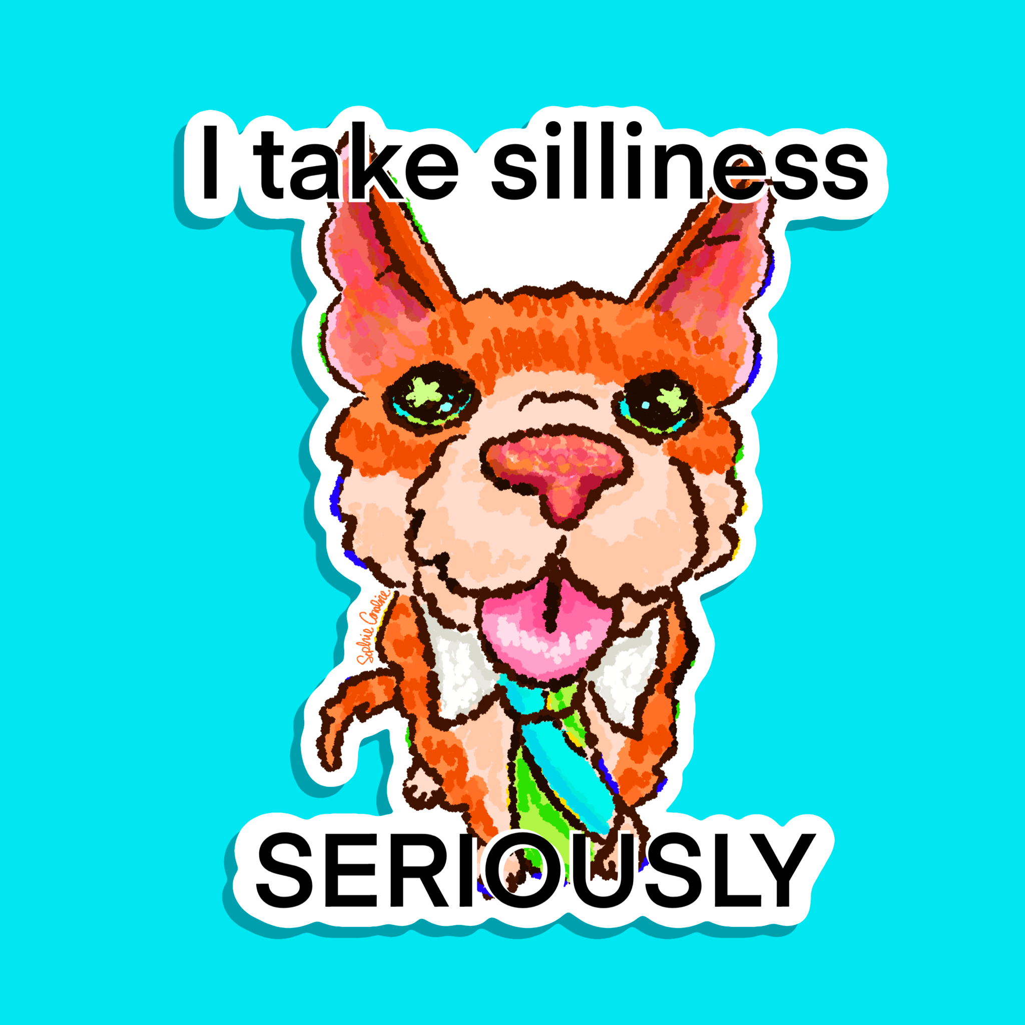I Take Silliness Seriously Sticker