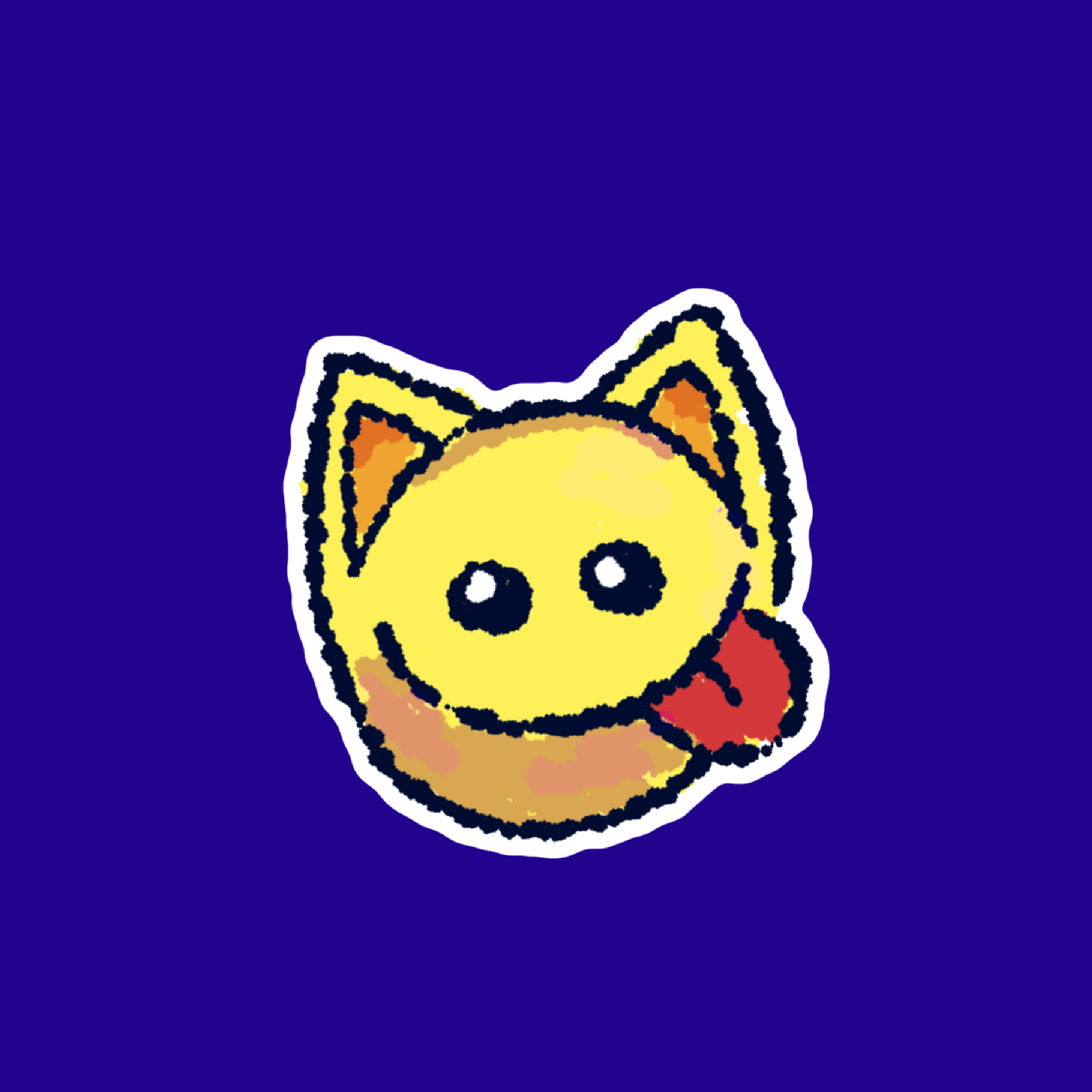 AJ Smile Sticker