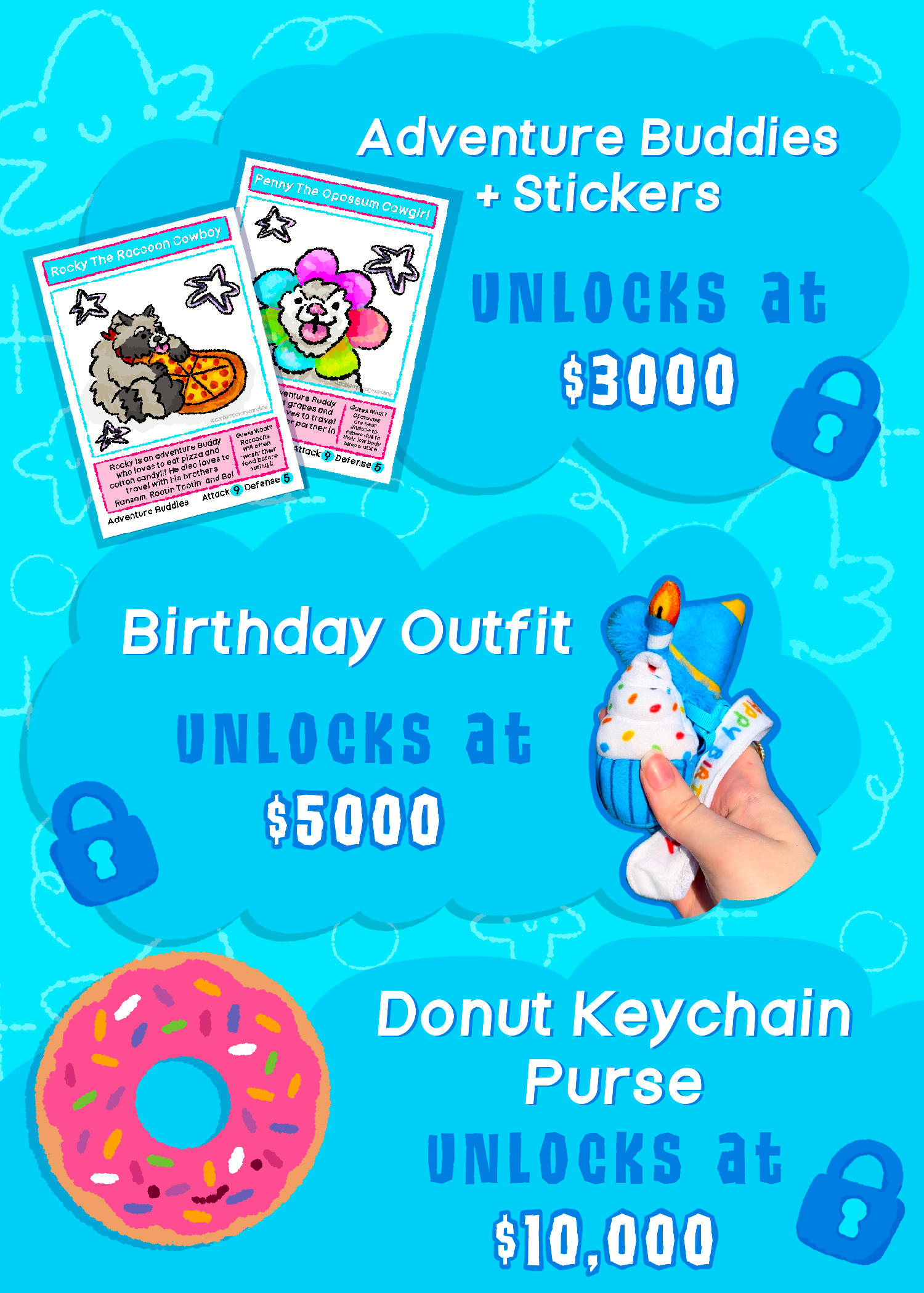 Rocky & Penny Purse Keychains (PRE ORDERS) ENDS 06/31