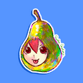 Teto Pear Sticker
