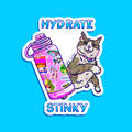 Hydrate Stinky Sticker