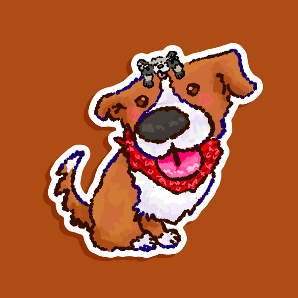 Honey Rocky Sticker