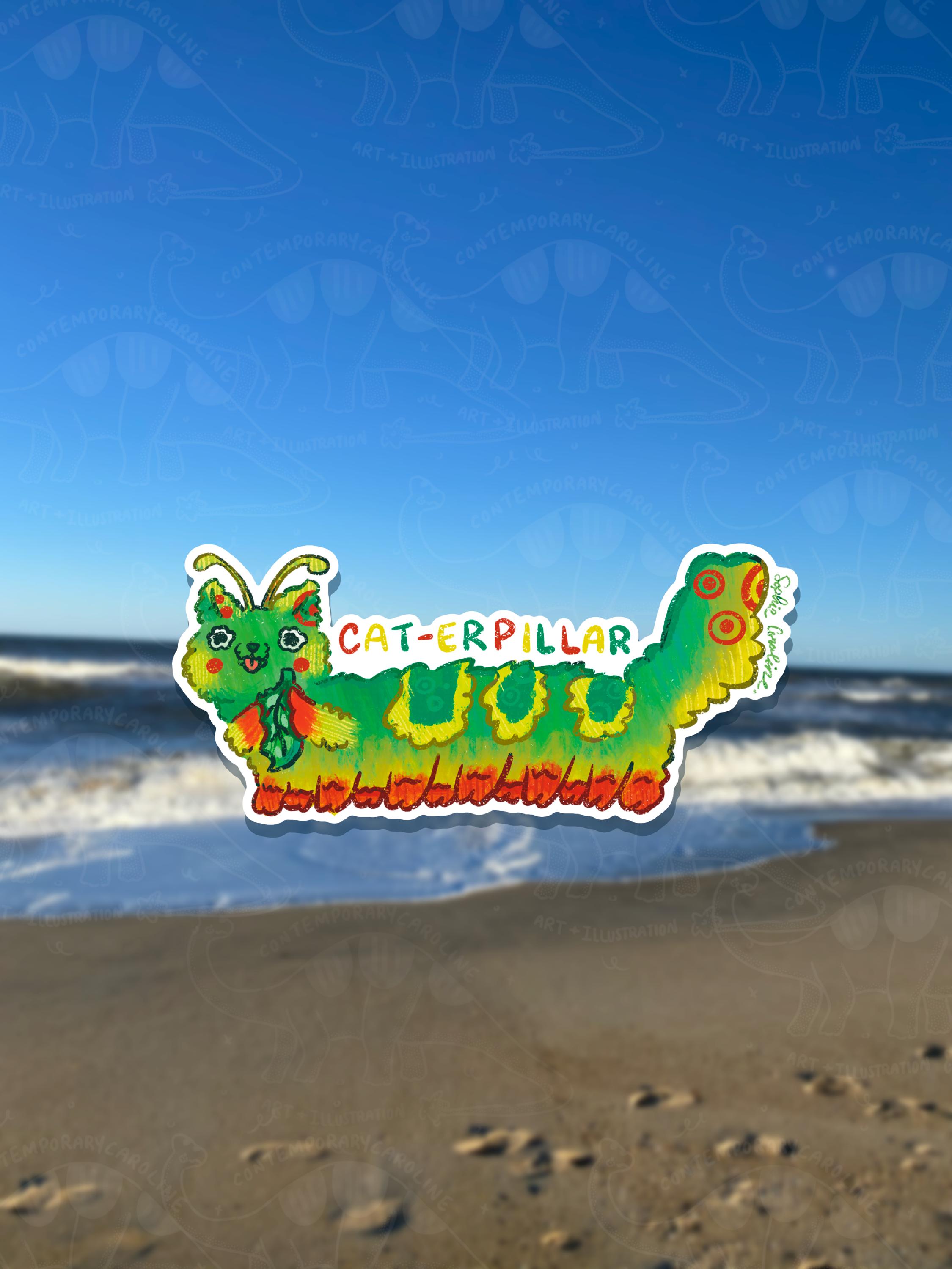 Caterpillar Sticker