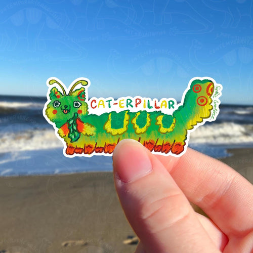 Caterpillar Sticker