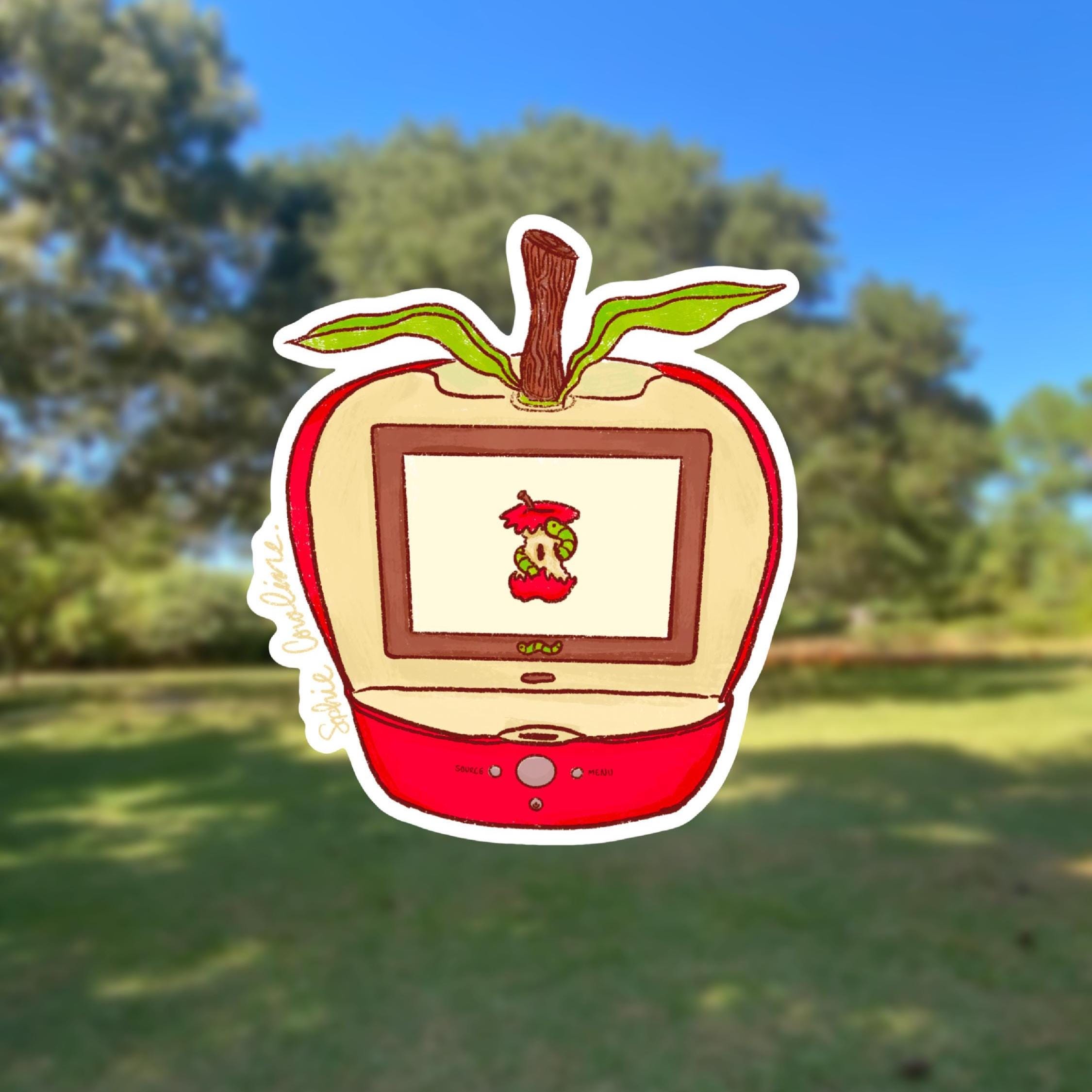 Apple TV Worm Sticker