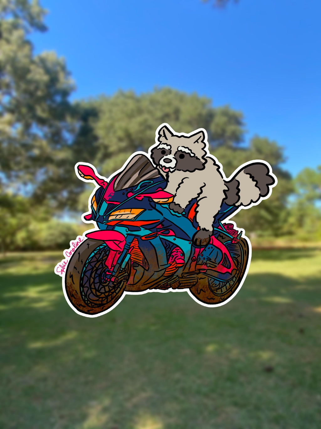 Rocky Motorcycle Sticker