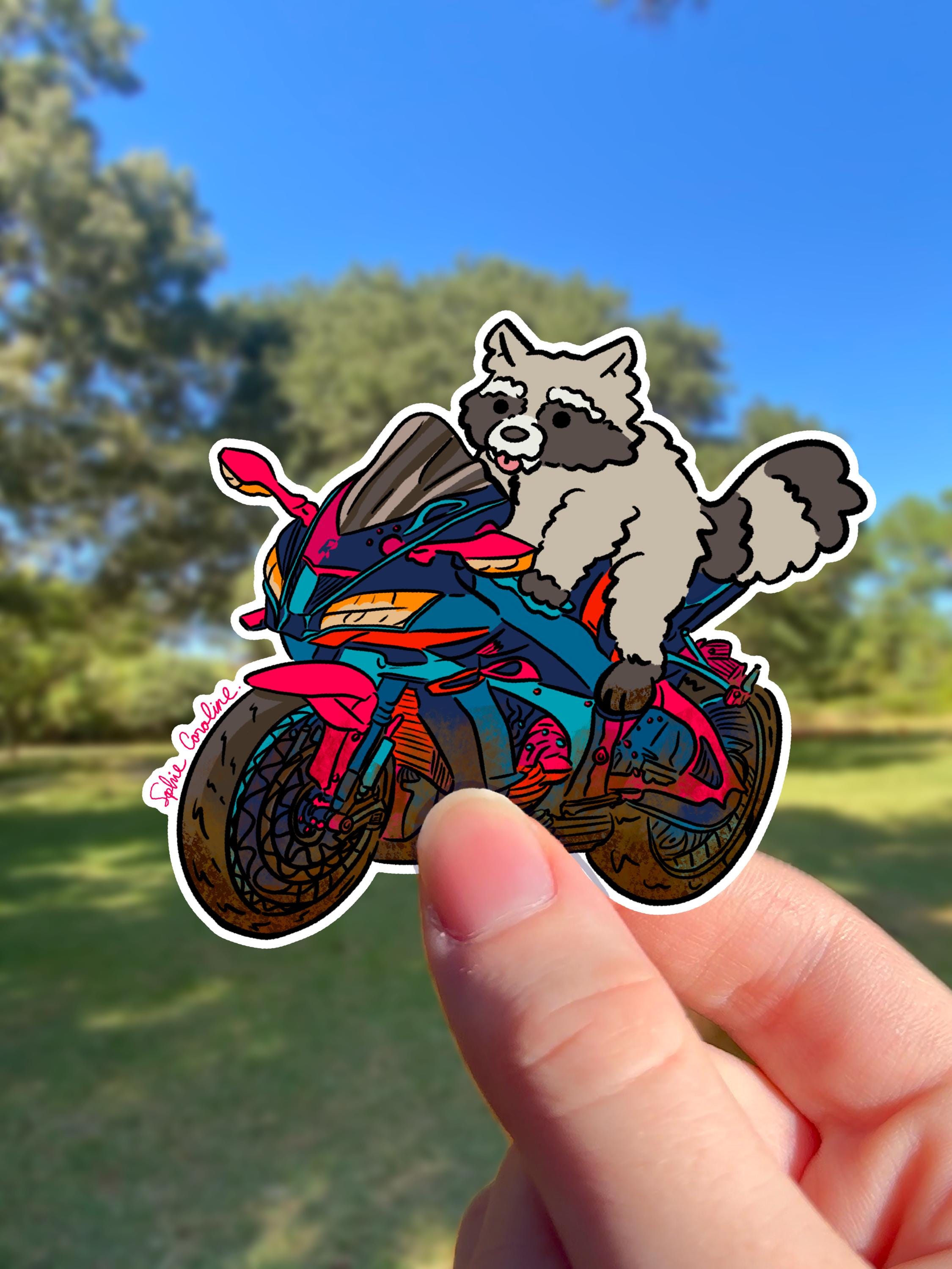 Rocky Motorcycle Sticker